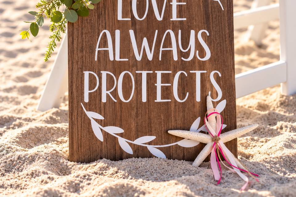 Beach Sign