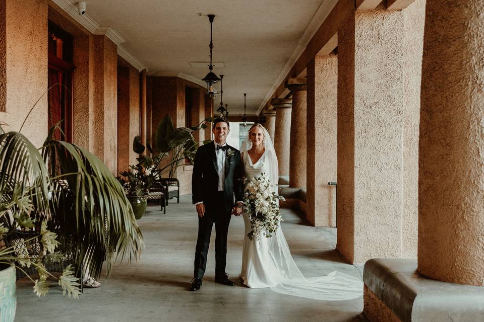 This Couple's Fun Wedding Was Held at a Historic Venue in San