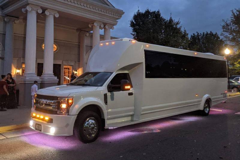 White Party Bus