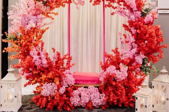 Hallway decor, private event