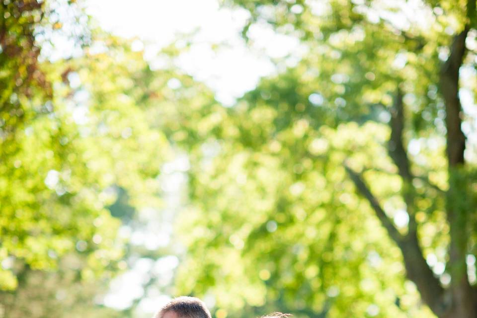 Bride with her escort