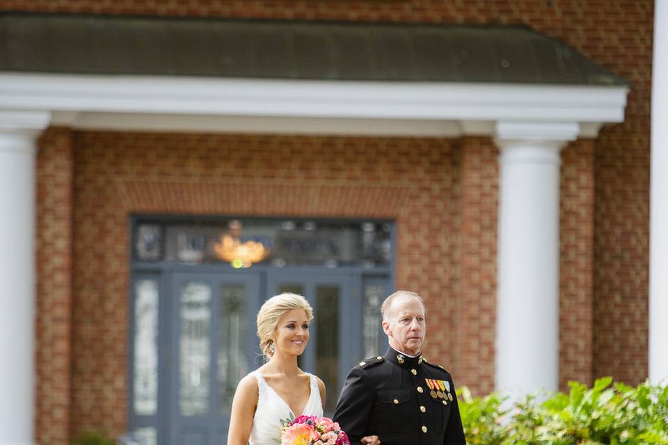 Couple walking