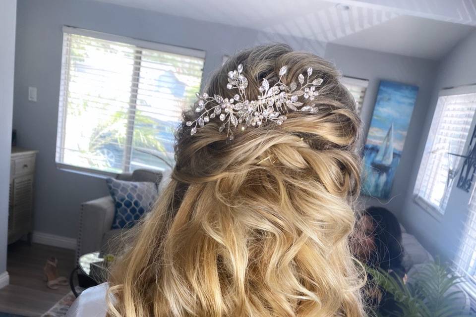 Bridal hair