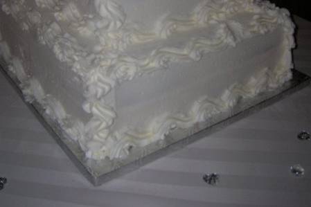 3 layered weding cake