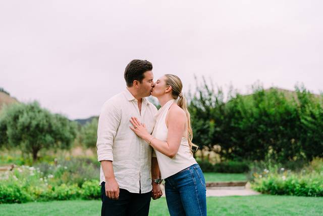 The first of many kisses