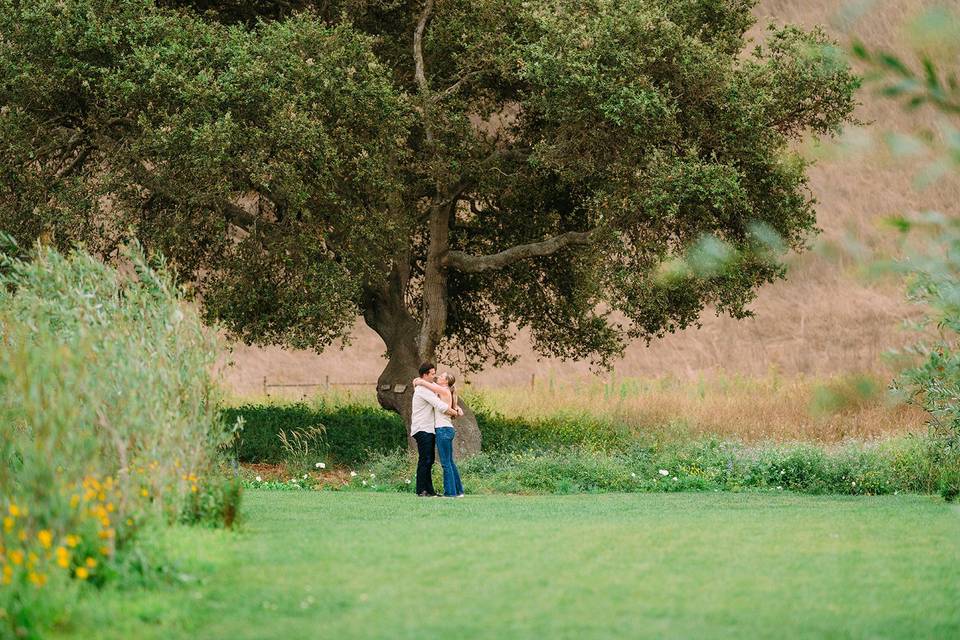 Private ranch setting