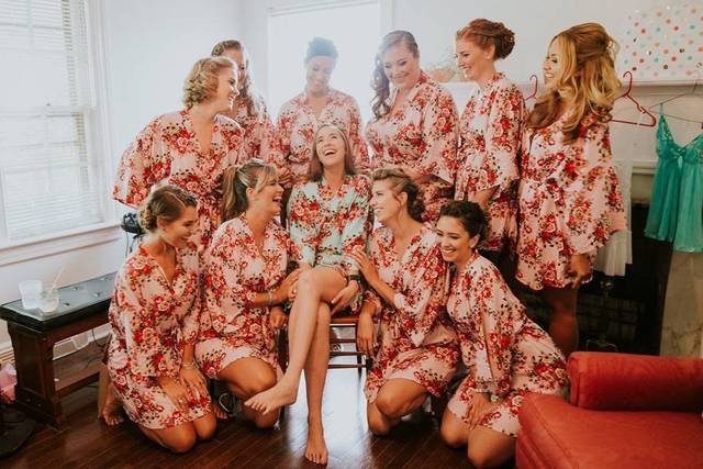 Bride and bridal party