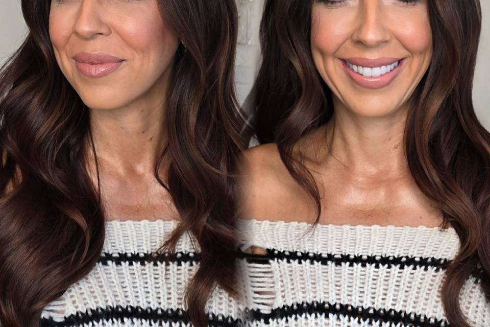 Soft glam/hair