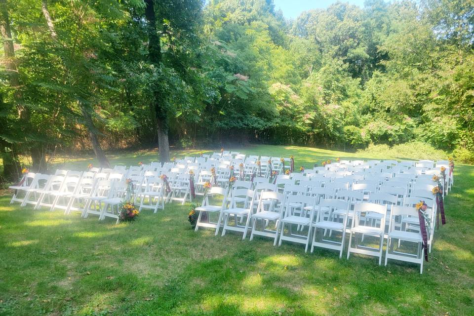 Ceremony chairs by Oak