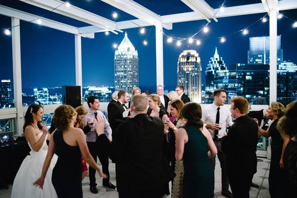 Rooftop reception