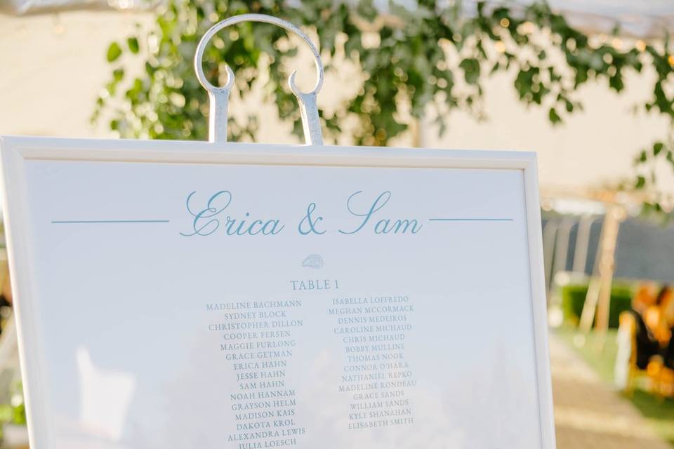 Seating chart