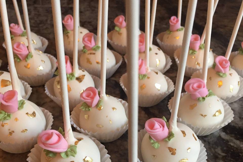 Floral Cake pops