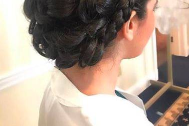 Braids of updo