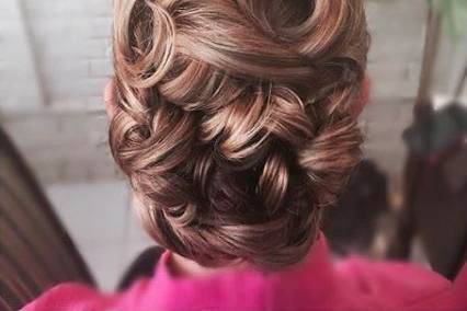 Bridal updo