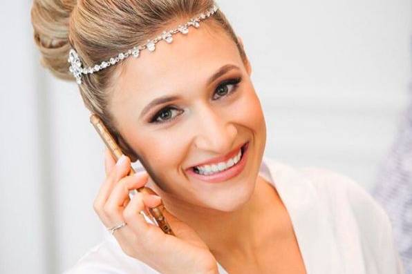 Bride in the dressing room