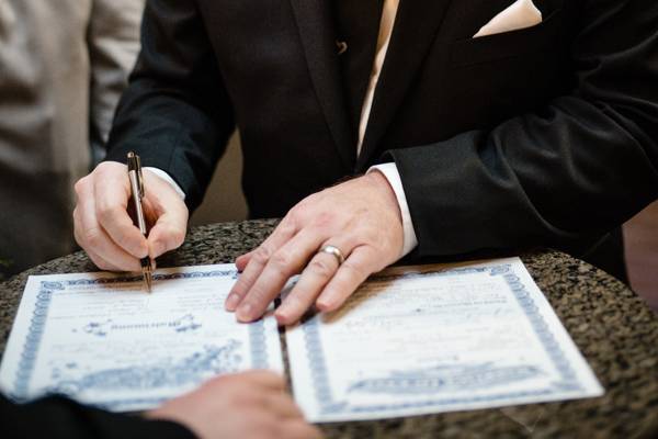 Signing documents