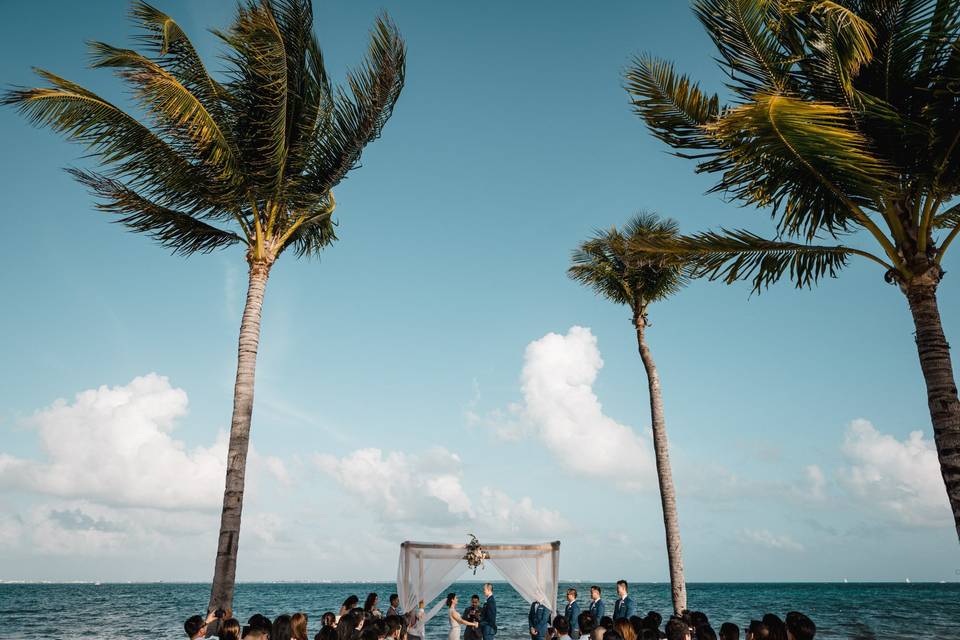 Ceremony in Cancun