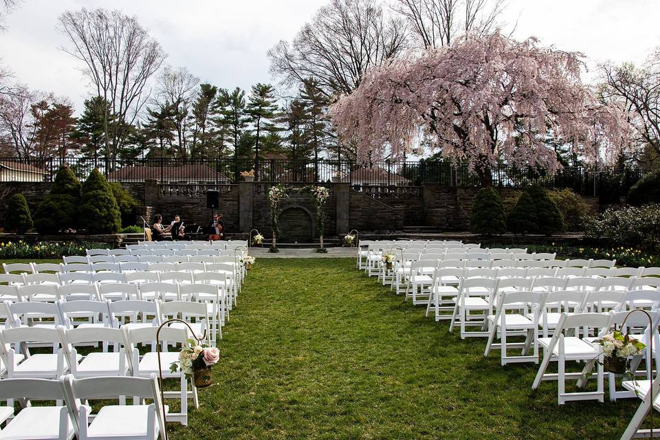 Ceremony in the Formal Garden