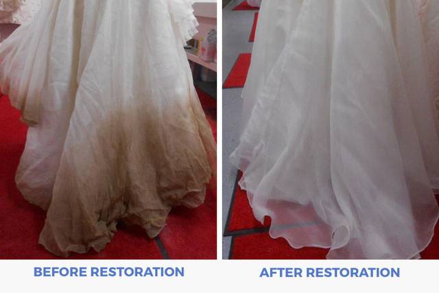 Wedding dress 2024 restoration cost