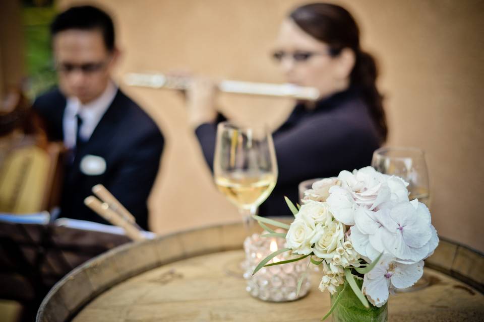 Rick Tan Harp, Jennifer Tan FluteVintner's Inn, Santa RosaArtisan Wedding Photography