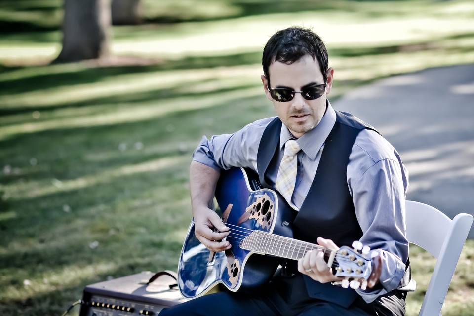 Brian Wolfe GuitarEl Macero Country Club, DavisArtisan Wedding Photography