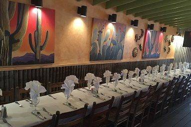 Our baja room, in the restaurant, for up to 30 guests