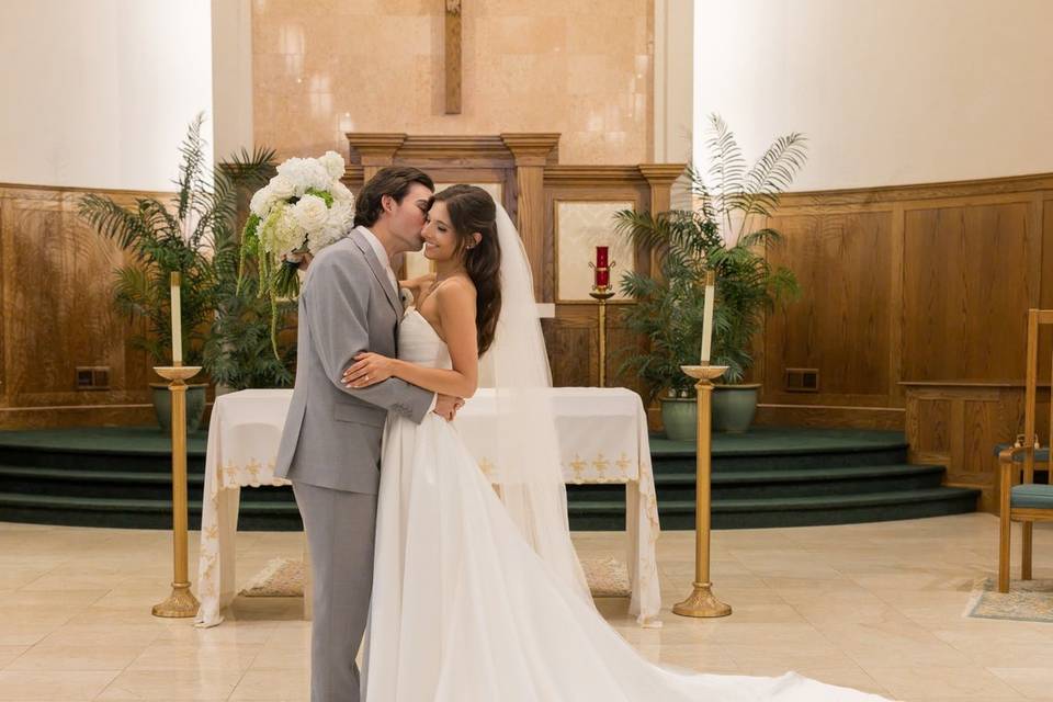 Verdant Floral Couple
