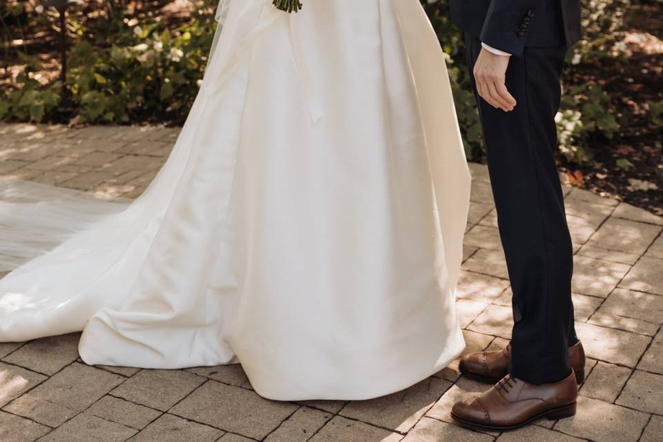 Verdant Floral Couple