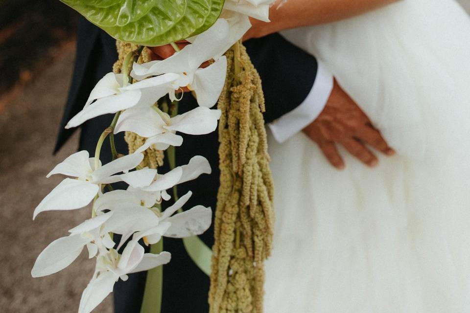 Verdant Floral Couple