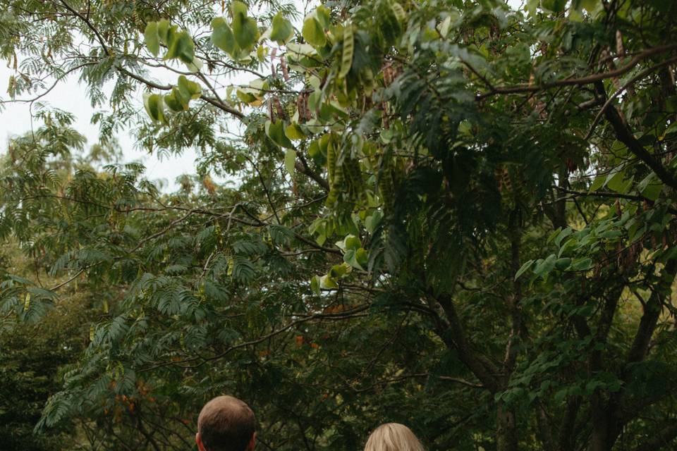 Verdant Floral Couple