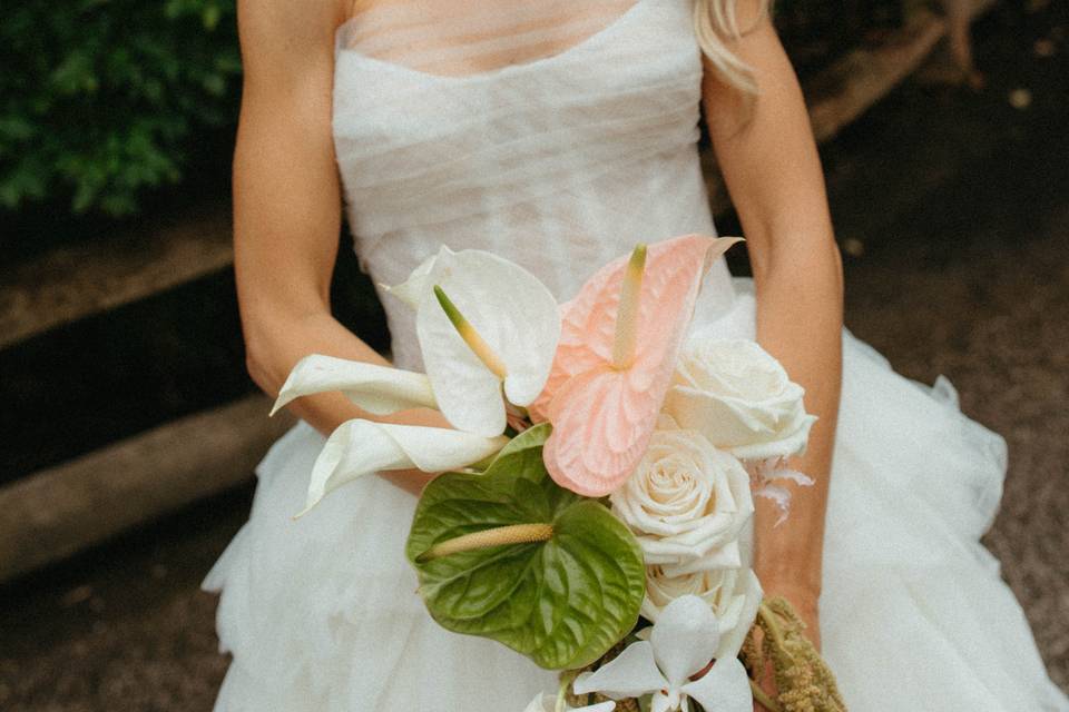 Verdant Floral Couple