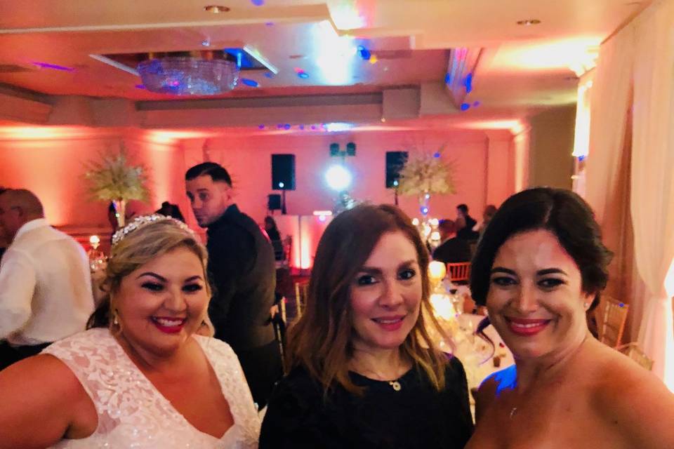 Me with the beautiful brides