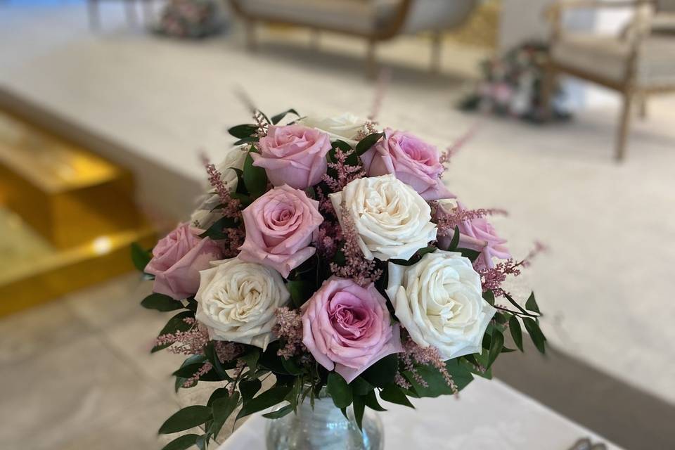 Rose and Astilbe Bouquet