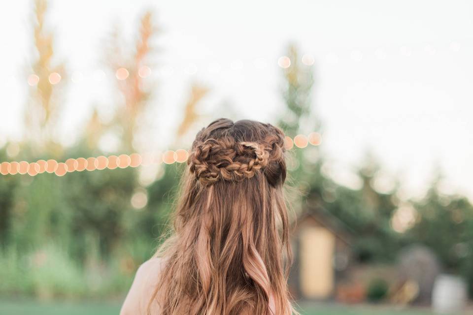 Bridal hair