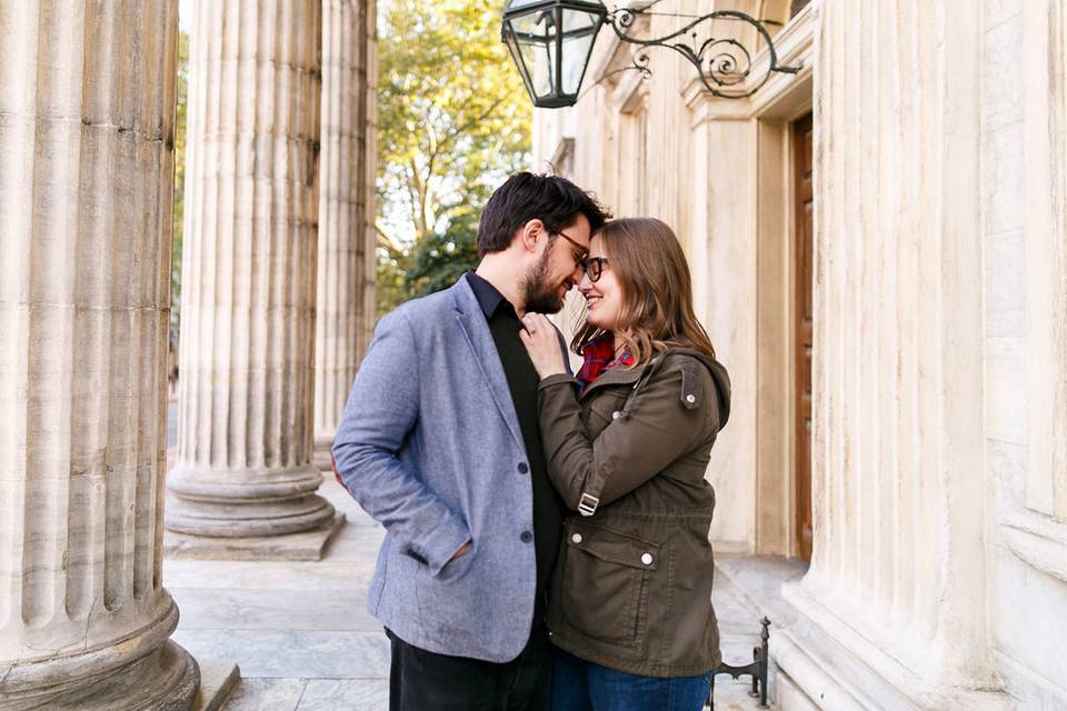 Old City Philly Engagement