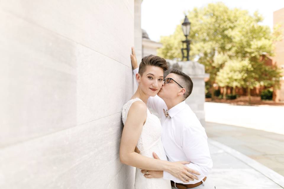 Old City Philly Lesbian Weddin