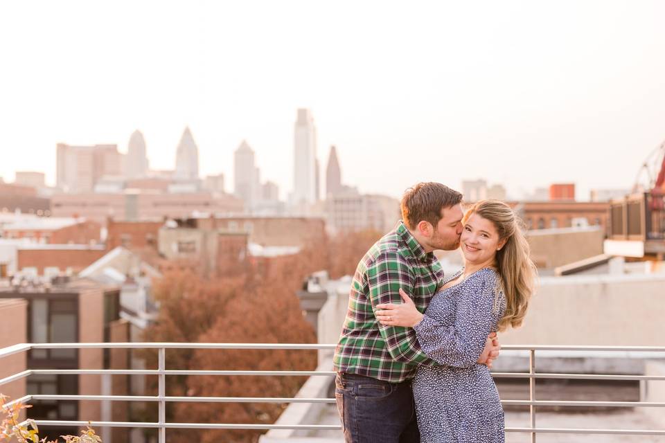 Old City Philly Engagement