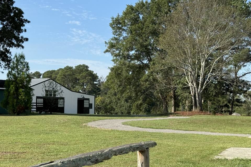 View of barn