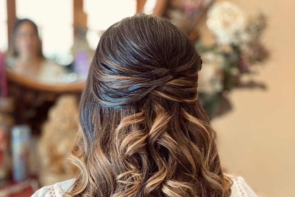 Bridal hair