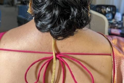 Textured Low Updo