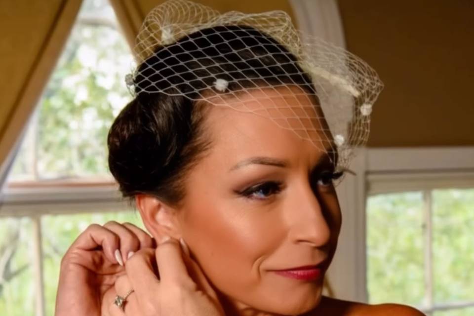 Textured Bridal Ponytail