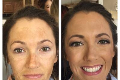 Before/After Airbrush Makeup