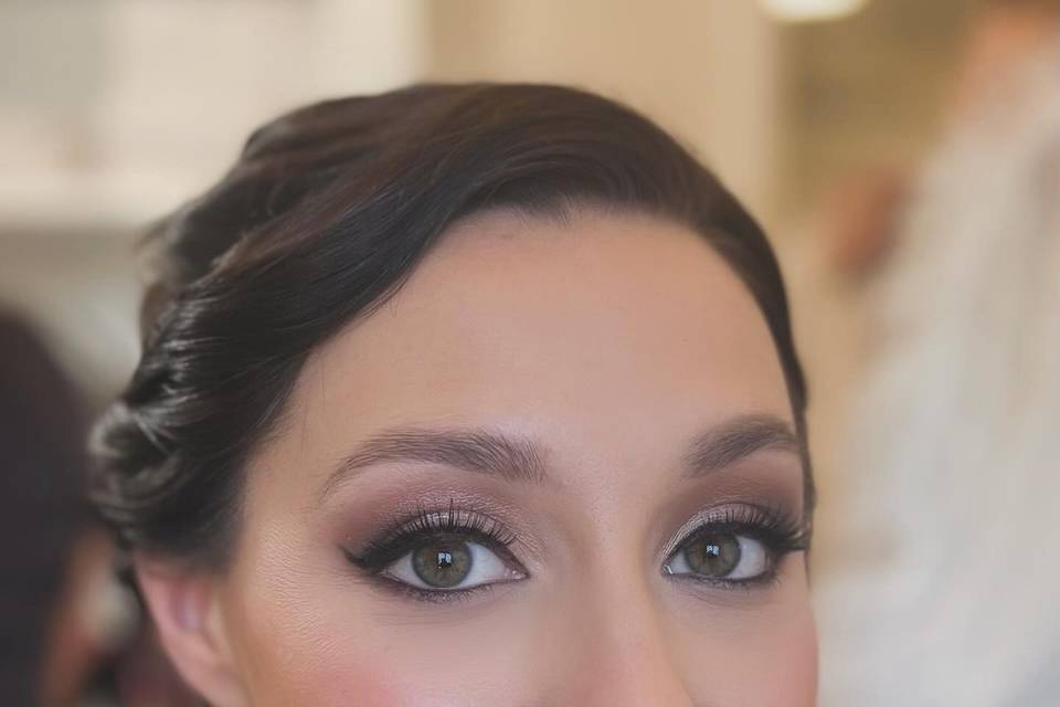 Low Bridal Chignon
