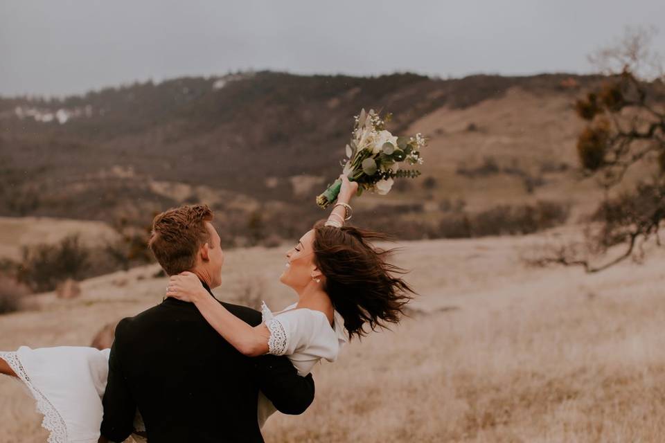 Bride and groom
