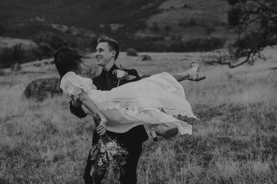 Bride and groom