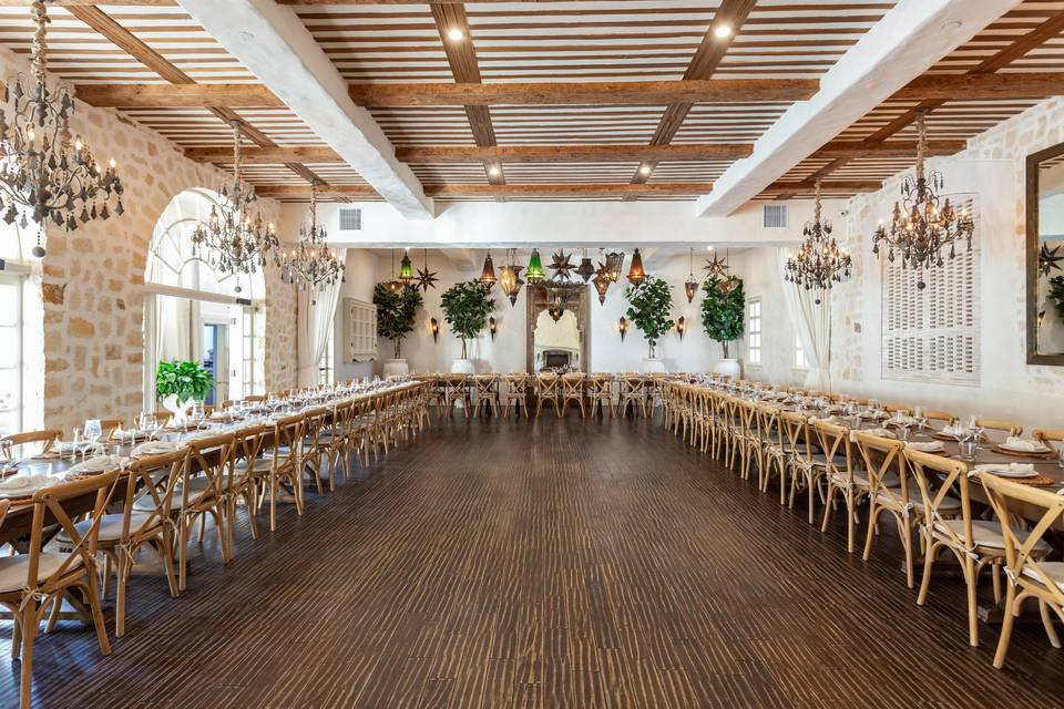 Wedding Venue with Long Table