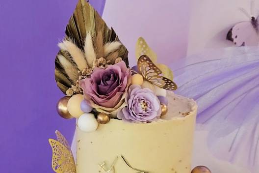 Buttercream baby shower cake