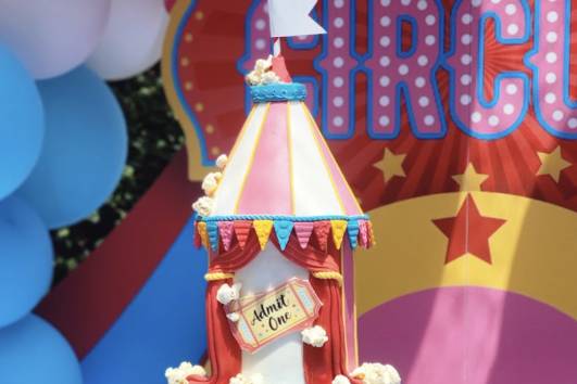 Circus Birthday Cake
