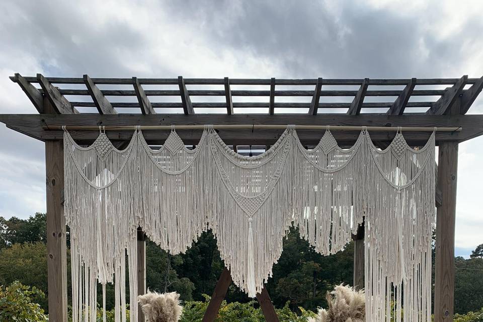 Macrame Pergola