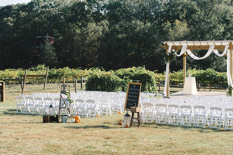 Fall Pergola